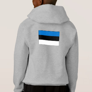 Eenvoudig modern Estland vlag souvenir, achterkant