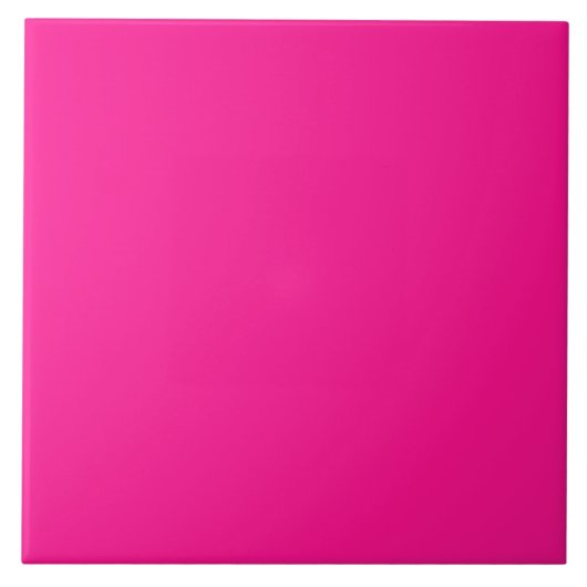 Eenvoudig, modern, fluorescerend roze tegeltje (Voorkant)