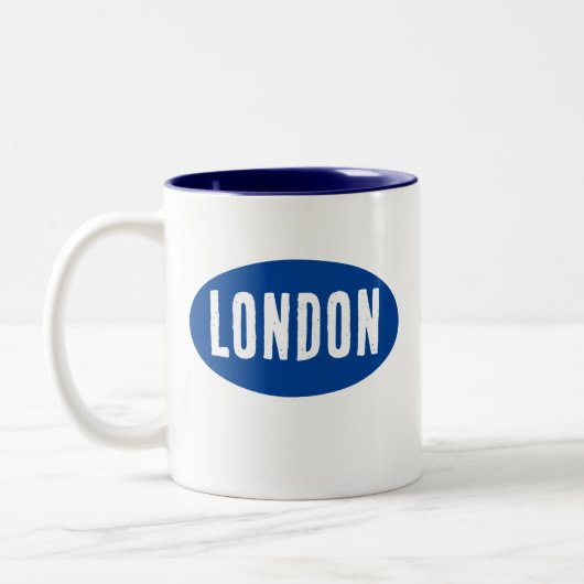 Eenvoudig Modern Font Design Engeland Londen Mok (Links)