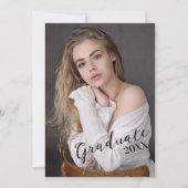 Eenvoudig Modern Foto Afgestudeerde Kaart (Voorkant)