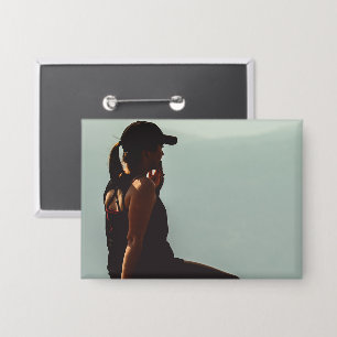 Eenvoudig Modern Foto Rechthoek 3,5" x 2,5" Button