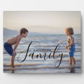 Eenvoudig modern fotosjabloon Aangepaste naam Fotoplaat (Voorkant)