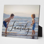 Eenvoudig modern fotosjabloon Aangepaste naam Fotoplaat (Zijkant)