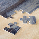 Eenvoudig modern fotosjabloon Aangepaste naam Legpuzzel (Zijkant)