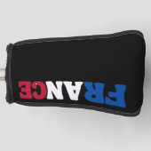 Eenvoudig Modern Frankrijk Nationale Vlag Kleding Golfheadcover (Voorkant)