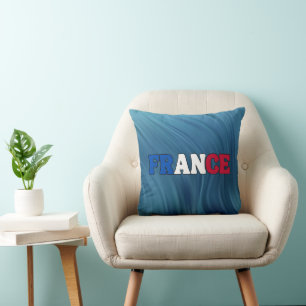 Eenvoudig Modern Frankrijk Nationale Vlag Kleding Kussen