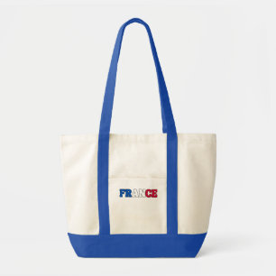 Eenvoudig Modern Frankrijk Nationale Vlag Kleding Tote Bag