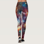 Eenvoudig Modern: Galaxy Space Rock Cool Leggings (Achterkant)