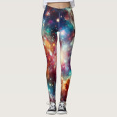 Eenvoudig Modern: Galaxy Space Rock Cool Leggings (Voorkant)