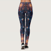 Eenvoudig Modern: Galaxy Space Rock Cool Leggings (Achterkant)