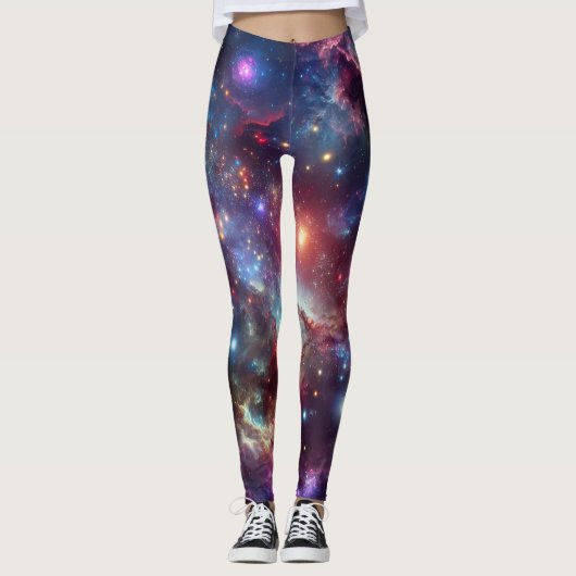 Eenvoudig Modern: Galaxy Space Rock Cool Leggings (Voorkant)