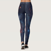 Eenvoudig Modern: Galaxy Space Rock Cool Leggings (Achterkant)