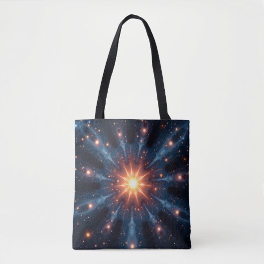 Eenvoudig Modern: Galaxy Space Rock Cool Tote Bag (Voorkant)