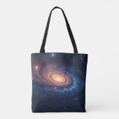 Eenvoudig Modern: Galaxy Space Rock Cool Tote Bag (Achterkant)