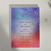 Eenvoudig modern galaxy Space Stars Weddenschap Kaart