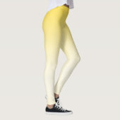 Eenvoudig Modern Geel kleurverloop Leggings (Rechts)