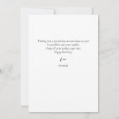 Eenvoudig Modern Gelukkig Verjaardag Stijlvol Elke Kaart (Achterkant)