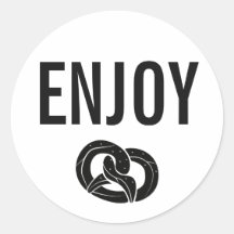Eenvoudig modern Genieten Pretzel Party