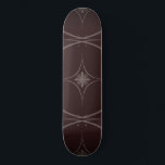 Eenvoudig modern Geometric Star-skateboard Persoonlijk Skateboard<br><div class="desc">Het eenvoudige Moderne Skateboard van de Naam van de Douane van de Meetkunde van de Ster van de Moderne Meetkunde kenmerkt een eenvoudige geometrische ster op een diepe rode achtergrond. Geef een aangepast geschenk, een gepersonaliseerd skateboard aan je favoriete skateboarder voor Kerstmis, verjaardag of je BFF. Ontworpen door ©Evco Studio...</div>
