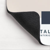 Eenvoudig modern geometrisch pastel muismat (Hoek)