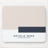 Eenvoudig modern geometrisch pastel muismat (Voorkant)