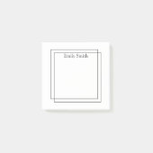 Eenvoudig modern Geometrisch Patroon, aangepast Post-it® Notes (Voorkant)