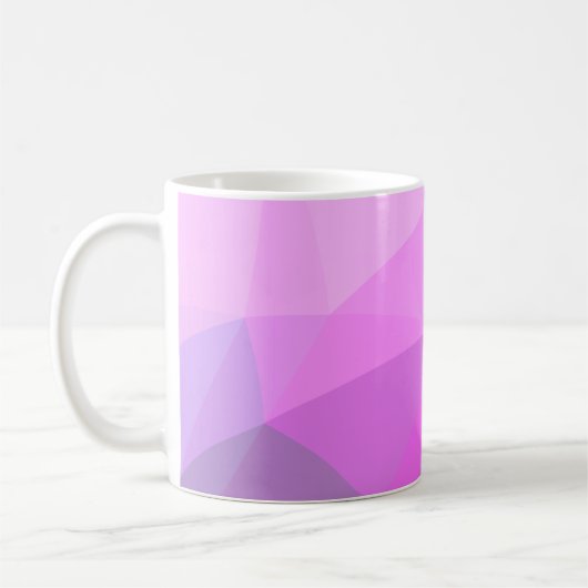 Eenvoudig modern geometrisch verloop koffiemok (Links)