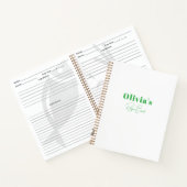 Eenvoudig, modern, gepersonaliseerd recept boek (Binnen)