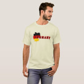Eenvoudig Modern Germania Duitsland Art Letter Sou T-shirt (Voorkant volledig)