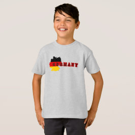 Eenvoudig Modern Germania Duitsland Art Letter Sou T-shirt