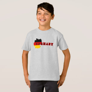 Eenvoudig Modern Germania Duitsland Art Letter Sou T-shirt