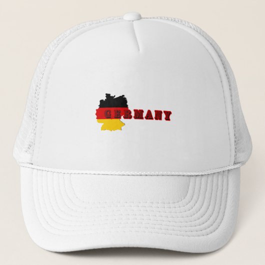 Eenvoudig Modern Germania Duitsland Art Letter Sou Trucker Pet (Voorkant)