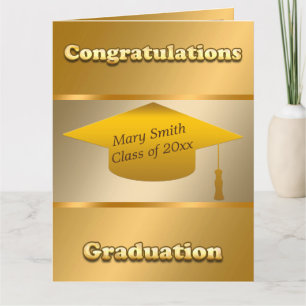 Eenvoudig modern Gold aanpassen Kaart