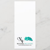 Eenvoudig Modern Goud Metallic Bruiloft Menu (Achterkant)