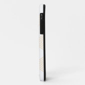 Eenvoudig, modern grafisch patroon van de chroompi Case-Mate iPhone case (Achterkant/links)