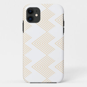 Eenvoudig, modern grafisch patroon van de chroompi Case-Mate iPhone case