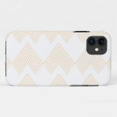 Eenvoudig, modern grafisch patroon van de chroompi Case-Mate iPhone case (Achterkant (horizontaal))