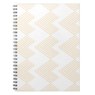 Eenvoudig, modern grafisch patroon van de chroompi notitieboek
