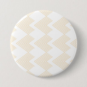 Eenvoudig, modern grafisch patroon van de chroompi ronde button 7,6 cm