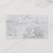 Eenvoudig modern grijs beton/cement visitekaartje (Achterkant)