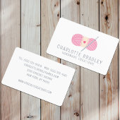 Eenvoudig Modern Haakwerk Handgemaakt Haakwerk Visitekaartje