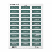 Eenvoudig Modern Hand Sketting het Adres van de Te Etiket (Full Sheet)