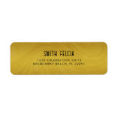 Eenvoudig Modern Hand Sketting het Adres van de Te Etiket (Voorkant)