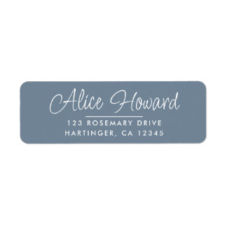 Eenvoudig Modern Hand Sketting het Adres van de Te Etiket