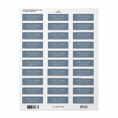 Eenvoudig Modern Hand Sketting het Adres van de Te Etiket (Full Sheet)