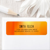 Eenvoudig Modern Hand Sketting het Adres van de Te Etiket (Insitu)