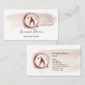 Eenvoudig, modern, handgemaakt Visitekaartje voor  (Voorkant / Achterkant)