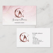 Eenvoudig, modern, handgemaakt Visitekaartje voor (Voorkant / Achterkant)