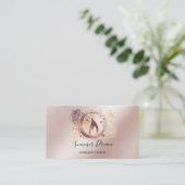 Eenvoudig, modern, handgemaakt Visitekaartje voor  (Staand voorkant)