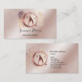 Eenvoudig, modern, handgemaakt Visitekaartje voor  (Voorkant / Achterkant)